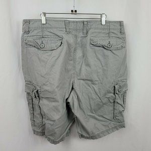 old navy mens 38 gray cargo shorts pockets